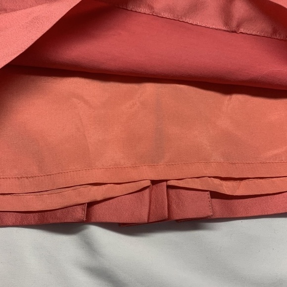 Wool and Silk Blend Skirt Fully Lined Size 8 Colour Peach - Picture 3 of 11